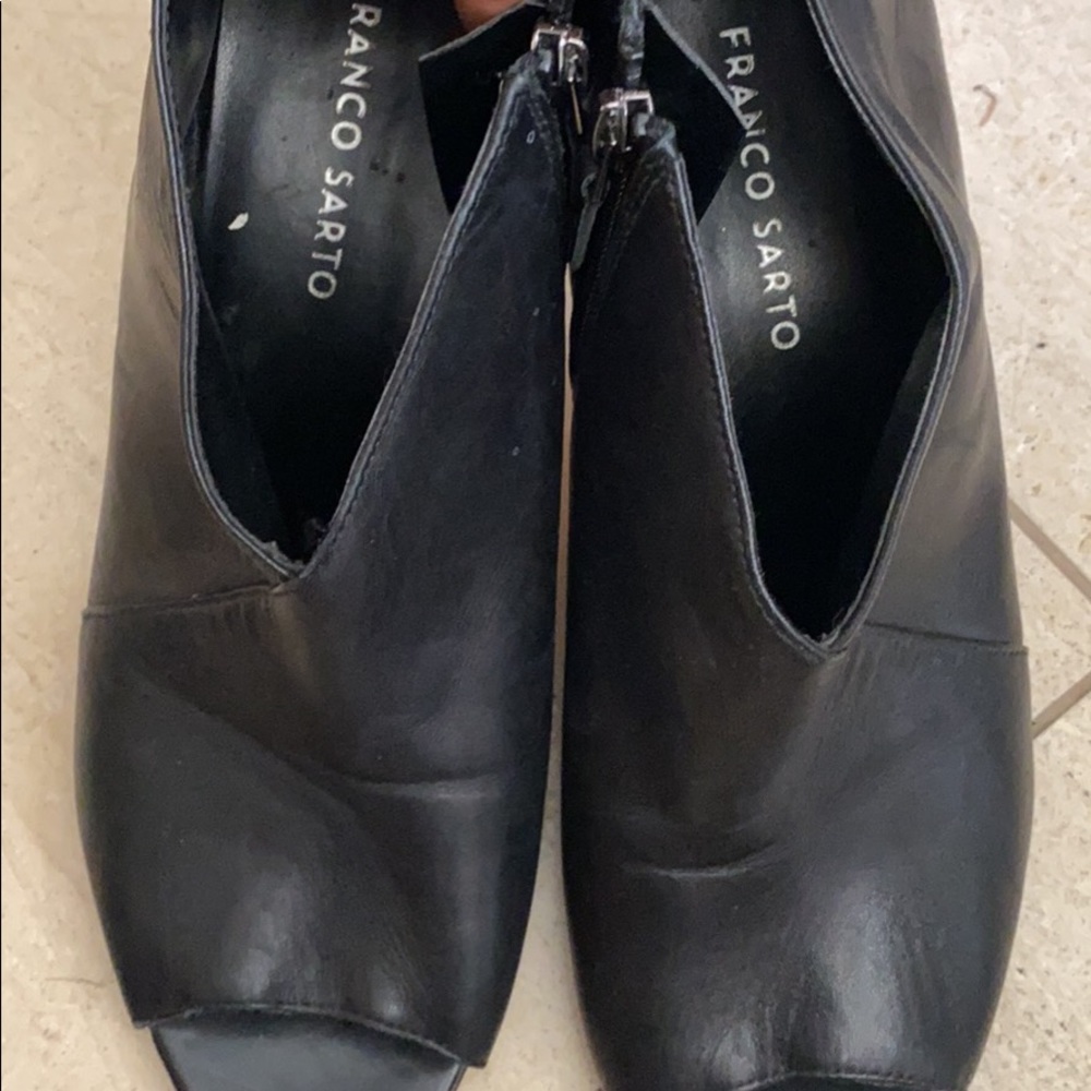 Franco Sarto peek a boo toe heel